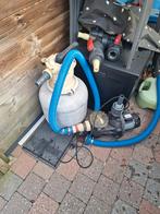 Zandfilter pomp (zwembad), Ophalen