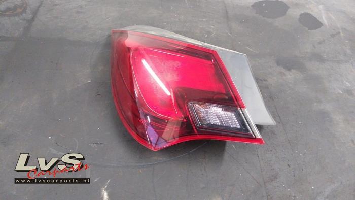 Achterlicht links van een Opel Astra, Gebruikt, -, -, Opel