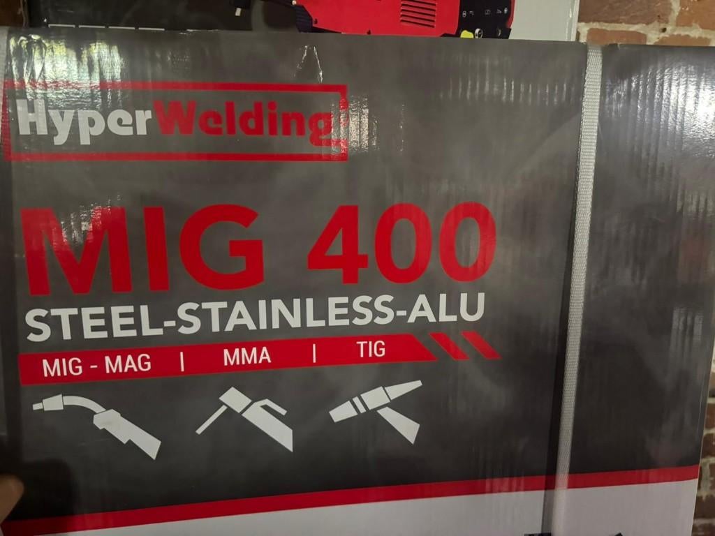 Poste à souder MIG 400 - HyperWelding - Neuf, Bricolage & Construction, Outillage | Soudeuses, Enlèvement, Neuf, Tig