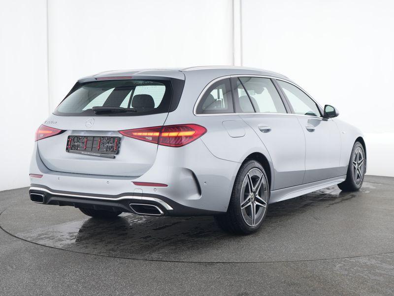 Mercedes-Benz C-klasse 300 DE Break AMG Line | Panoramisch D, Auto's, Automaat, 197 pk, Zwart, 4 cilinders