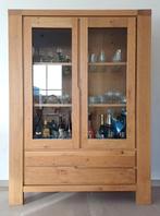 Vitrine kast in massief hout, Huis en Inrichting, Ophalen