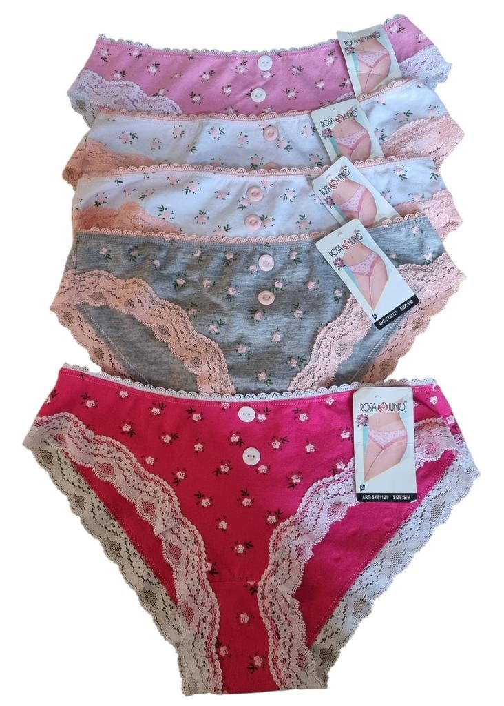 Slips ROSA JUNIO 5 NEW pour femmes, taille S/M, Rosa Junio, Enlèvement ou Envoi, Blanc, Slip