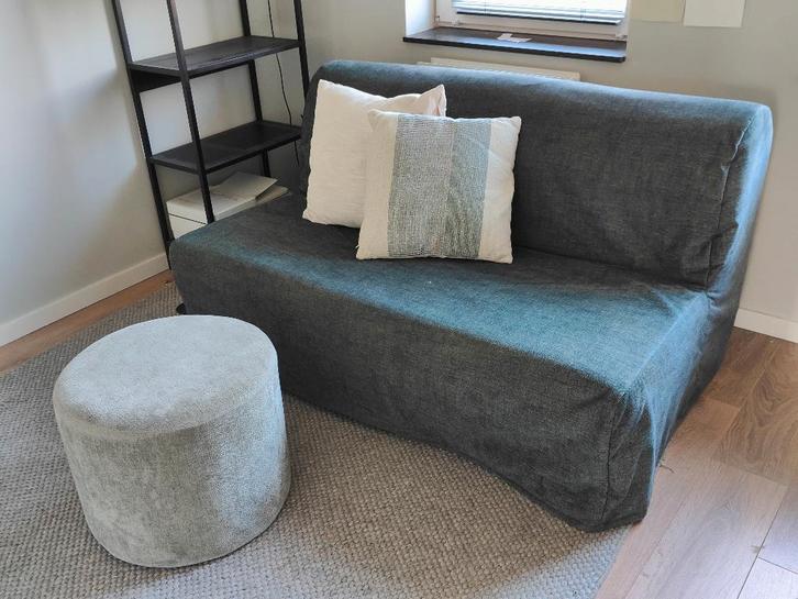 2-persoons slaapzetel, Huis en Inrichting, Slaapkamer | Slaapbanken, Zo goed als nieuw, 140 cm, 190 cm of minder, Tweepersoons