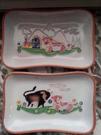 Deux plaques céramique Sars-la-Bruyère 60s 10/50/17cm, Antiquités & Art, Antiquités | Céramique & Poterie, Enlèvement ou Envoi