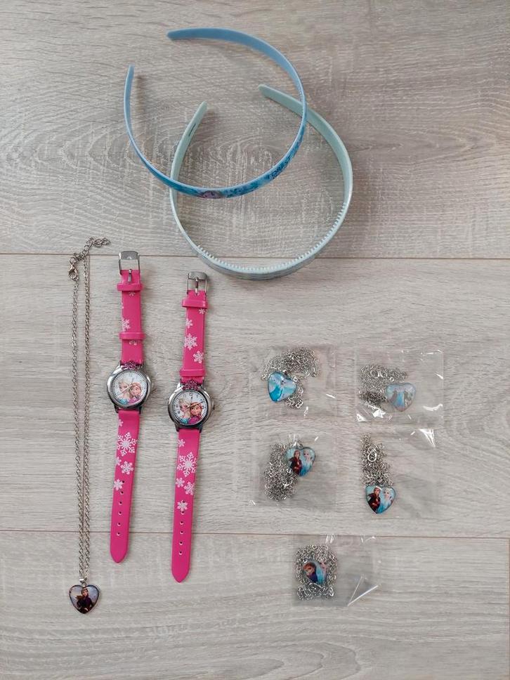 10 pièces de La Reine des neiges (diadèmes, montres, chaînes, Bijoux, Sacs & Beauté, Bijoux pour enfant, Neuf, Autres types, Autres couleurs