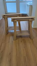 Schragen in hoogte verstelbaar, Ophalen