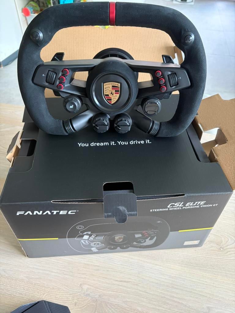 Sim racing stuur fanatec porsche vision gt QR2, Consoles de jeu & Jeux vidéo, Consoles de jeu | Sony Consoles | Accessoires, Enlèvement