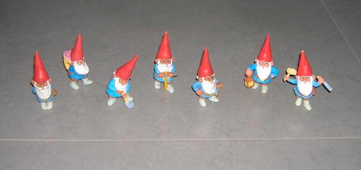David de kabouter figuurtjes, Collections, Jouets miniatures, Comme neuf, Enlèvement
