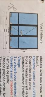 Aluminium ramen merk Cortizo, Doe-het-zelf en Bouw, Raamkozijnen en Schuifdeuren, Ophalen, Aluminium, Zo goed als nieuw, Inclusief glas