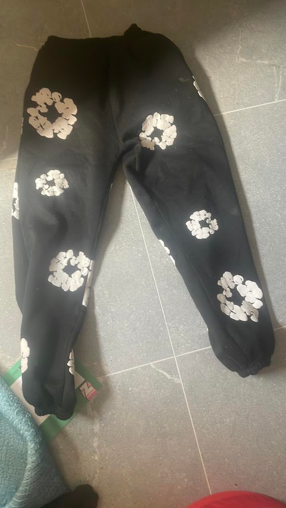 Denim tears broek zwart! Maat M, Enlèvement, Comme neuf, Taille 48/50 (M), Noir