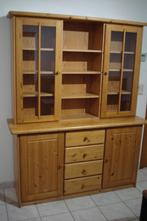 Buffet vitré, dressoir, table ronde + rallonge et chaises, Maison & Meubles, Armoires | Buffets, Avec tiroir(s), 25 à 50 cm, 150 à 200 cm