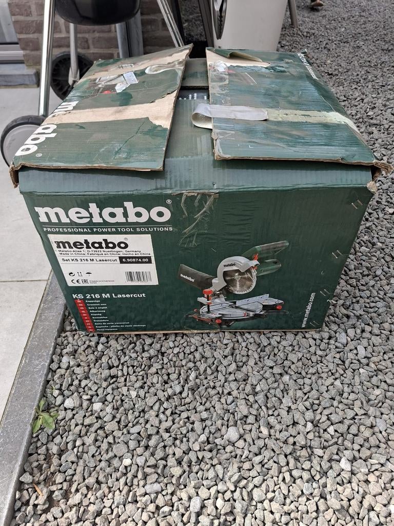 Metabo Afkortzaag, Ophalen
