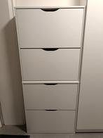 Twee witte schoenkasten in perfecte staat, Huis en Inrichting, Ophalen