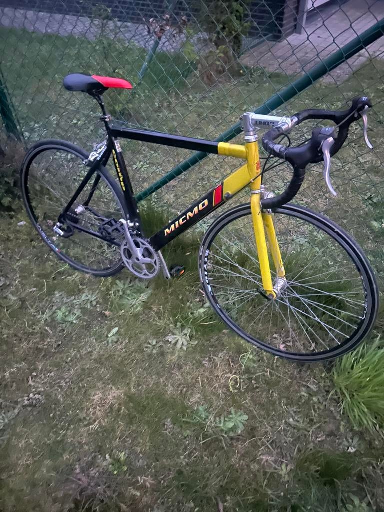 MICMO Koersfiets (zwart-geel-rood)  maat=?, Enlèvement, Utilisé, Autres marques