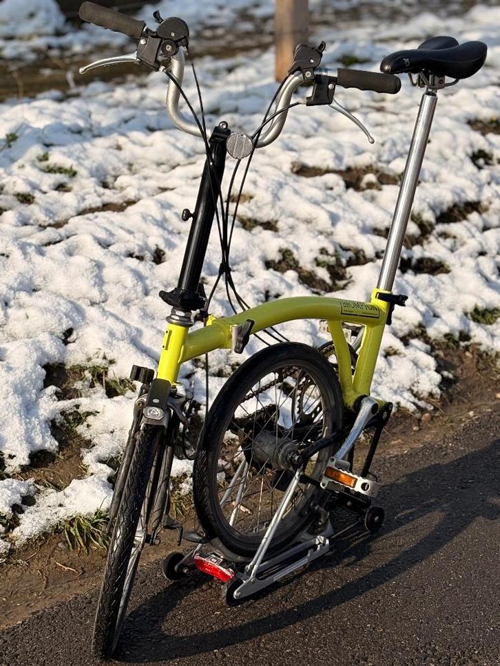 Brompton C Line 6 versnellingen, Fietsen en Brommers, Fietsen | Vouwfietsen, Zo goed als nieuw, Brompton, Versnellingen, Ophalen