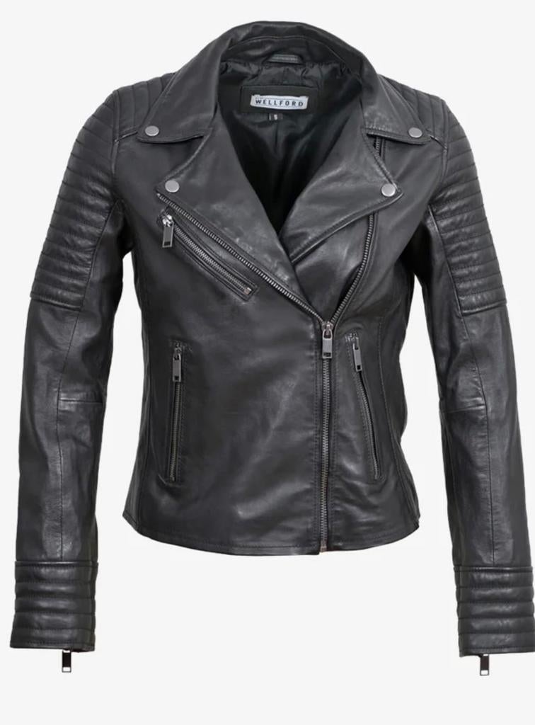 Echte lederen dames jas, Motoren, Kleding | Motorkleding, Jas | leer, Dames, Nieuw zonder kaartje, Ophalen of Verzenden