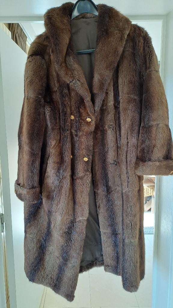 Bonten mantel, Ophalen, Bruin