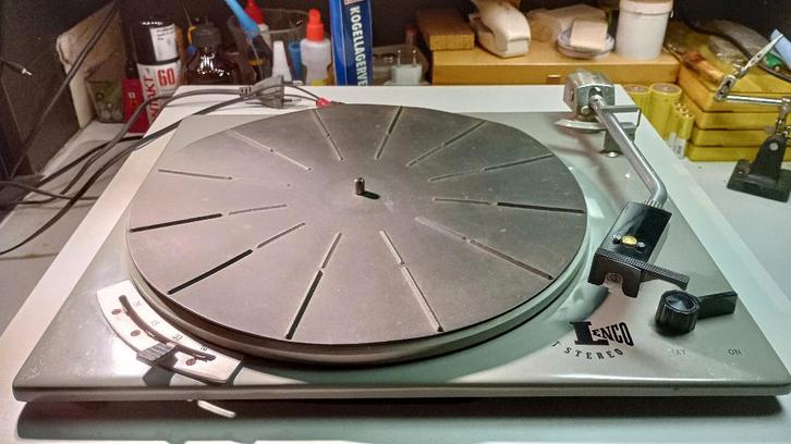 Platine Vintage Lenco L70 (Rare original logo) 1963, TV, Hi-fi & Vidéo, Tourne-disques, Utilisé, Tourne-disque, Autres marques