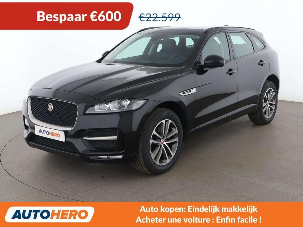 Jaguar F-Pace 20d R-Sport AWD (bj 2020, automaat), Automaat, Electronic Stability Program (ESP), Zwart, 184 g/km