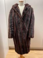 Bruine bontmantel nerts, Ophalen, Zo goed als nieuw, Maat 38/40 (M), Bruin