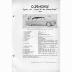 Oldsmobile 88 Super 88 Ninety eight Vraagbaak losbladig 1954, Livres, Autos | Livres, Utilisé, Enlèvement ou Envoi
