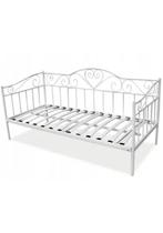 Bed frame, Huis en Inrichting, Slaapkamer | Bedden, Ophalen, 90 cm, Eenpersoons, Wit
