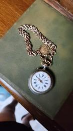 Zwitsers zakhorloge met vergulde ketting, Antiquités & Art, Enlèvement