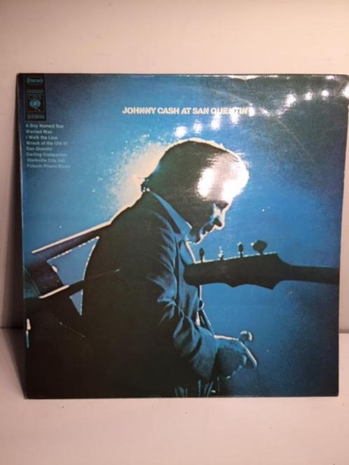 LP - Johnny Cash - At San Quentin ( Vinyl ), Cd's en Dvd's, Vinyl | Rock, Zo goed als nieuw, Singer-songwriter, 12 inch, Ophalen of Verzenden