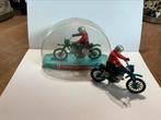 Vintage politoys motorfietsen husqvarna harley davidson, Verzamelen, Ophalen