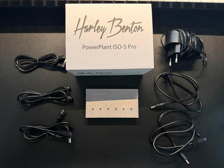Alimentation pour pédales Harley Benton PowerPlant ISO-5 Pro, Musique & Instruments, Effets, Comme neuf, Enlèvement ou Envoi