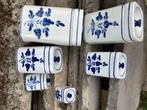 Portugese keramiek wit blauw handgeschilderd candida alvarez, Antiek en Kunst, Ophalen