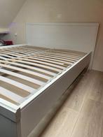 IKEA bed met lattenbodem  1m60, 160 cm, Gebruikt, Wit, Ophalen