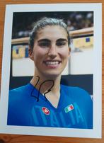 Gesigneerde foto van Elisa Balsamo., Sport en Fitness, Wielrennen, Verzenden, Nieuw