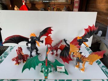 PLAYMOBIL P499: SUPERLOT 6 DRAKEN beschikbaar voor biedingen