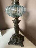 Olielamp glas, Antiquités & Art, Antiquités | Éclairage, Enlèvement ou Envoi