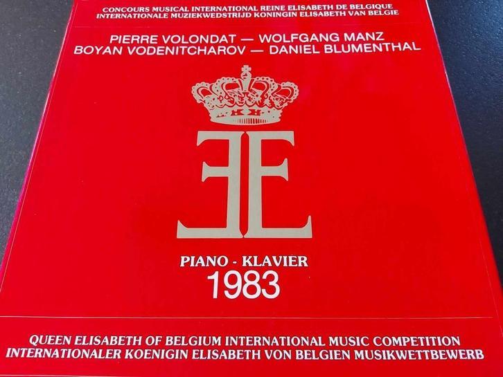 CONCOURS ELISABETH 1983 - VOLONDAT / MANZ  BOX 3 x LP, Cd's en Dvd's, Vinyl | Klassiek, Gebruikt, Romantiek, Kamermuziek, 12 inch