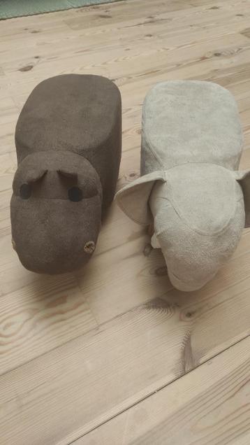 kinderPoef olifant & nijlpaard  beschikbaar voor biedingen