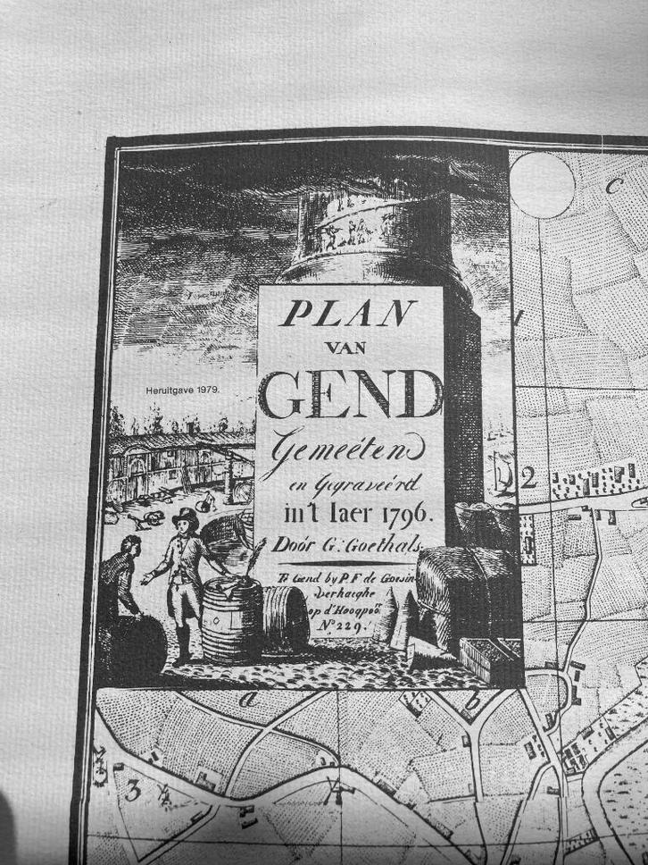 Plan GOETHALS van Gent, Collections, Photos & Gravures, Neuf, Gravure, Autres sujets/thèmes, Avant 1940, Enlèvement