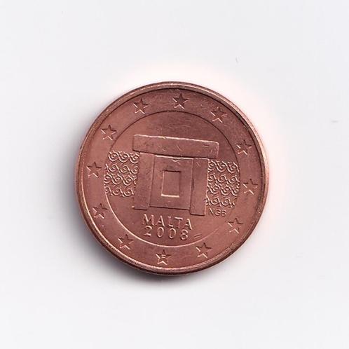 1 cent 2008 Malte (FDC/UNC), Timbres & Monnaies, Monnaies | Europe | Monnaies euro, Monnaie en vrac, 1 centime, Malte, Enlèvement ou Envoi