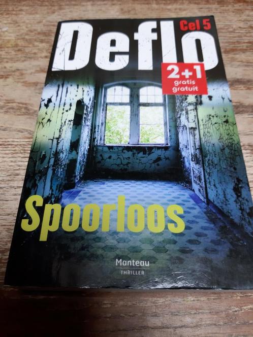 Luc Deflo - Spoorloos, Boeken, Thrillers, Zo goed als nieuw, Ophalen