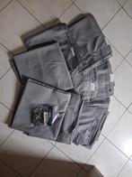 8 rideaux gris, Maison & Meubles, Utilisé, Gris