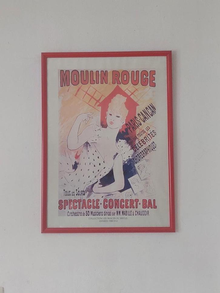 Ingelijste posters, Verzamelen, Posters, Gebruikt, Muziek, Deurposter of groter, Rechthoekig Staand, Met lijst, Ophalen of Verzenden