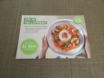 Kortingsbon Hello Fresh, Tickets en Kaartjes, Kortingen en Cadeaubonnen, Kortingsbon