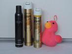Lot 3 sprays de laque pour cheveux PRIX ULTRA SACRIFIE, Gel, Cire, Laque ou Mousse, Utilisé, Enlèvement ou Envoi
