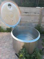 inox rvs melkvat tank ton vat ketel dubbelwandige geisoleerd, Tuin en Terras, Ophalen, Gebruikt