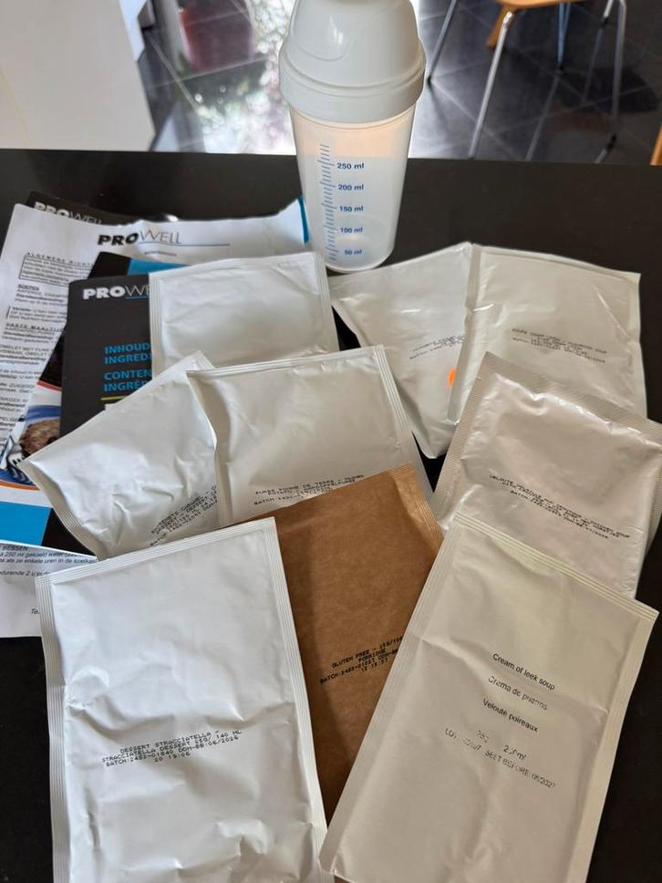 Maaltijdzakjes ProWell, Boeken, Gezondheid, Dieet en Voeding, Nieuw, Ophalen
