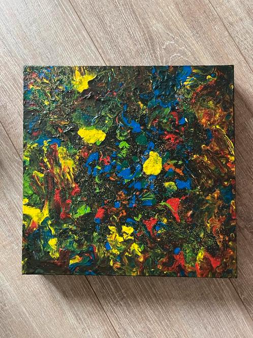Chaos in kleur, Antiek en Kunst, Kunst | Schilderijen | Abstract, Ophalen