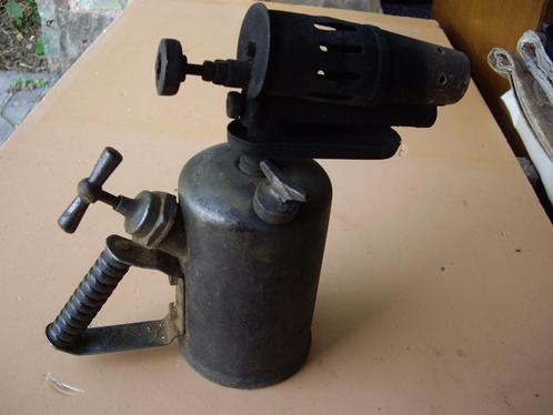 Oude benzinetoorts/soldeerlamp, Doe-het-zelf en Bouw, Gereedschap | Lasapparaten, Gebruikt, Overige typen, Ophalen of Verzenden