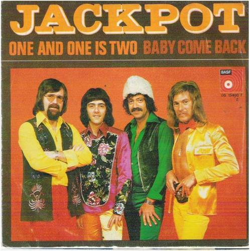 JACKPOT: "One and one is two", CD & DVD, Vinyles Singles, Comme neuf, Single, Pop, 7 pouces, Enlèvement