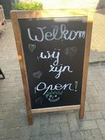 Stoepborden, Ophalen, Gebruikt, Reclamebord